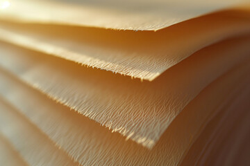 Texture Unveiled Detailed Paper Surface in Contemporary Afternoon Light
