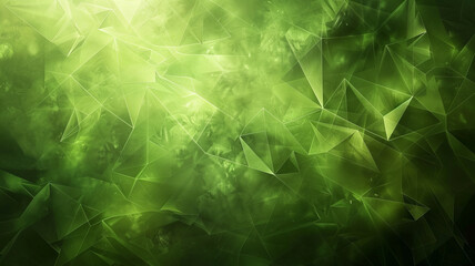 Obraz na płótnie Canvas green abstract green light abstract ,background polygon elegant background and frame background,generative ai