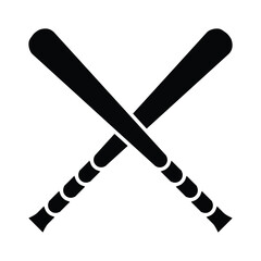 Baseball stick icon