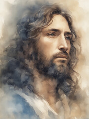 Savior's Embrace: Loving Jesus Portrait