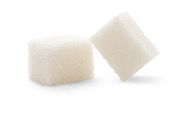 Sugar isolated on the white background