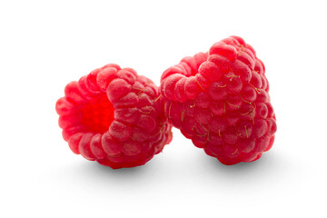 Fresh raspberry on white background - 750697891