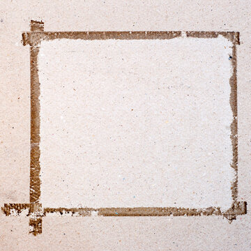 Abstract Tape Residue Frame
