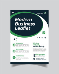 Agency Business Grow Flyer or Professional Flyer Design and Elegant Business Leaflet