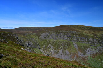 View from the top of the Comeragh mountain
