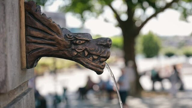 Wasserquelle Drache K&ouml;nigswinter Germany