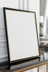 Vertical Empty Frame Mockup Concept, Frame blank mock up