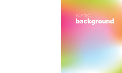 Modern bright horizontal background with gradient. Colorful liquid cover for poster, banner, flyer and presentation. Modern gradient for screens and mobile applications. Vector image.