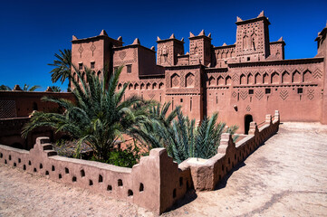 View of the historic building of Kasbah Amridil in Skoura, Morocco - 750701286