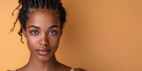 Beautiful young African-American woman