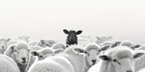 Black sheep in a white herd