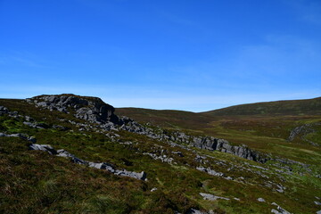 View from the top of the Comeragh mountain