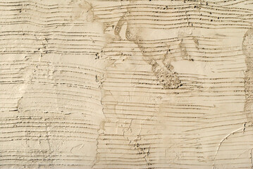 Plastered Exterior Wall with Rough Textured Surface 