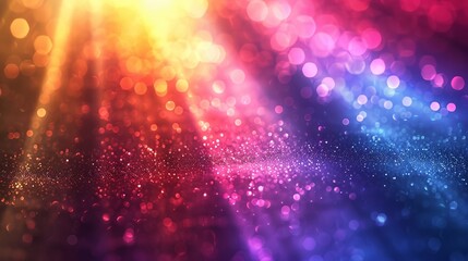 Fototapeta premium Spectrum of brilliance, light's vibrant celebration