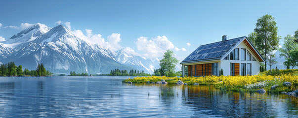 Fototapeta premium Ecofriendly designs and green innovations emerge from conservation techniques depicted in a surreal environment