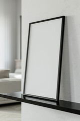 "Vertical Frame Layout Mockup", Frame blank mock up