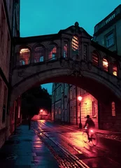 Raamstickers Brug der Zuchten Bridge of Sighs, Oxford, UK