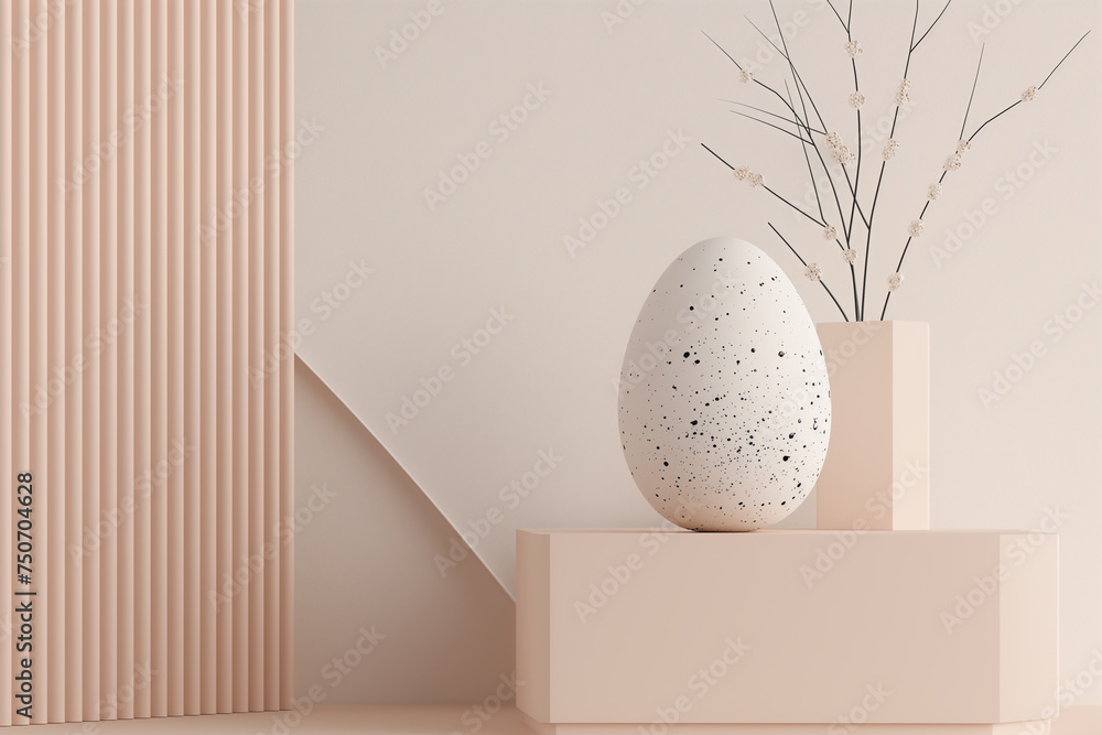 Aufkleber A minimalist geometric mockup scene featuring clean lines and subtle shapes, with a sleek design platform positioned at the center.