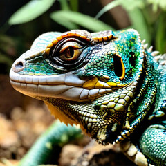 Fototapeta premium Ein Reptil