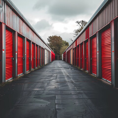 Fototapeta premium storage units