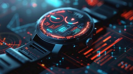 Smartwatch projecting 3D holograms for interactive notifications