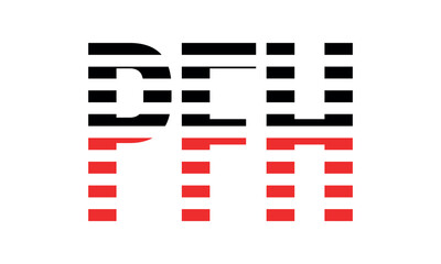 PFH three initial letter iconic line negative space minimal logo design vector template. monogram, abstract, wordmark, business, typography, minimalist, brand, company, flat, modern, unique, simple