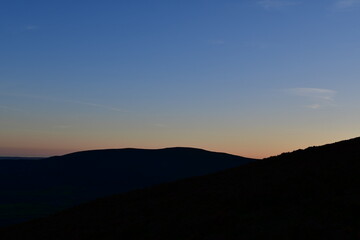 Sunset in the Comeragh mountains