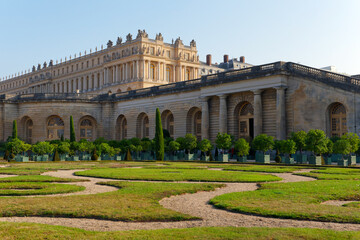 The Orangery garden in  park of Versailles