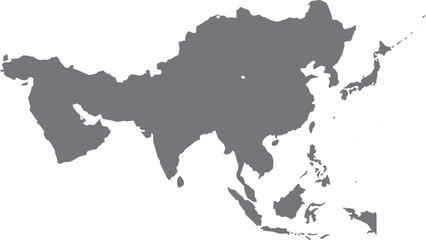 アジアの地域　地図
