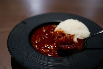 牛すじのハヤシライス