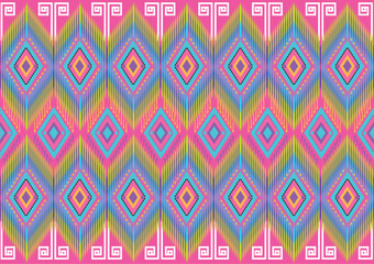 Abstract Oriental ethnic geometric, seamless pattern, graphic design geometric print pattern geometric seamless design for gift wrapping paper, carpet, wallpaper, clothing, wrap, fabric, cover, texti