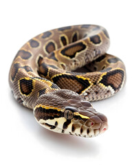 Obraz premium Close-up Detail of a Serpent's Head