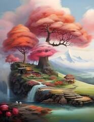 landscape in the mountains