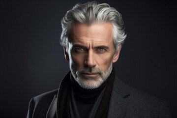 Obraz premium AI generated portrait of confident successful handsome businessman