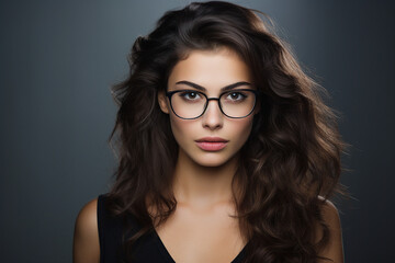 Obraz premium Generative AI photo of successful confident businesswoman worker lady boss female leader
