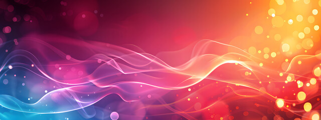 Abstract glowing lines form a dynamic wallpaper background