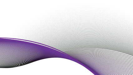 Abstract curved lines background wallpaper vector image for backdrop or presentation