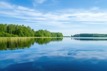 Peaceful Lakeside Reflection