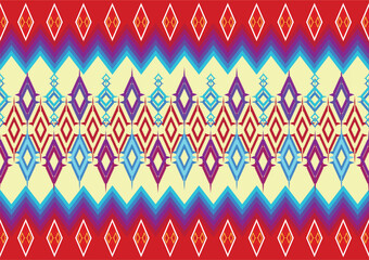Abstract Oriental ethnic geometric, seamless pattern, graphic design geometric print pattern geometric seamless design for gift wrapping paper, carpet, wallpaper, clothing, wrap, fabric, cover, texti