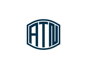 Obraz premium ATN logo design vector template