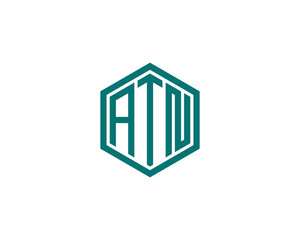 ATN logo design vector template