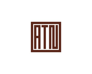 ATN logo design vector template