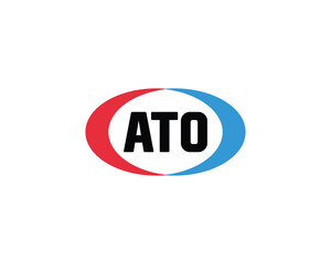 ATO logo design vector template