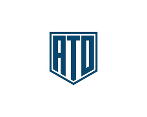 ATO logo design vector template