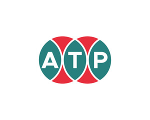 ATP logo design vector template