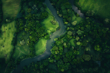 Breathtaking aerial shots capturing the beauty of nature, perfect for travel and exploration concepts