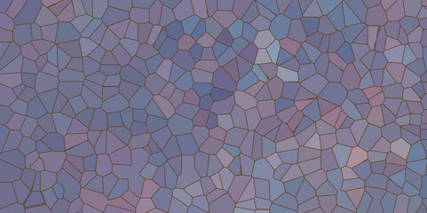 Abstract colorful broken stained glass background design with line. geometric polygonal background with different figures. low poly crystal mosaic background. geometric triangle shape.