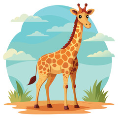Giraffe vector illustration