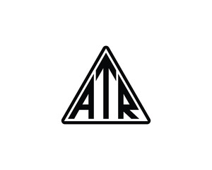 ATR logo design vector template