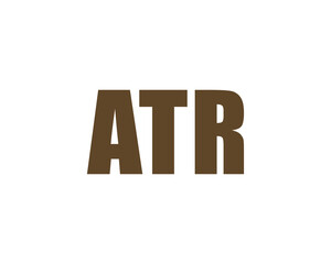 ATR logo design vector template